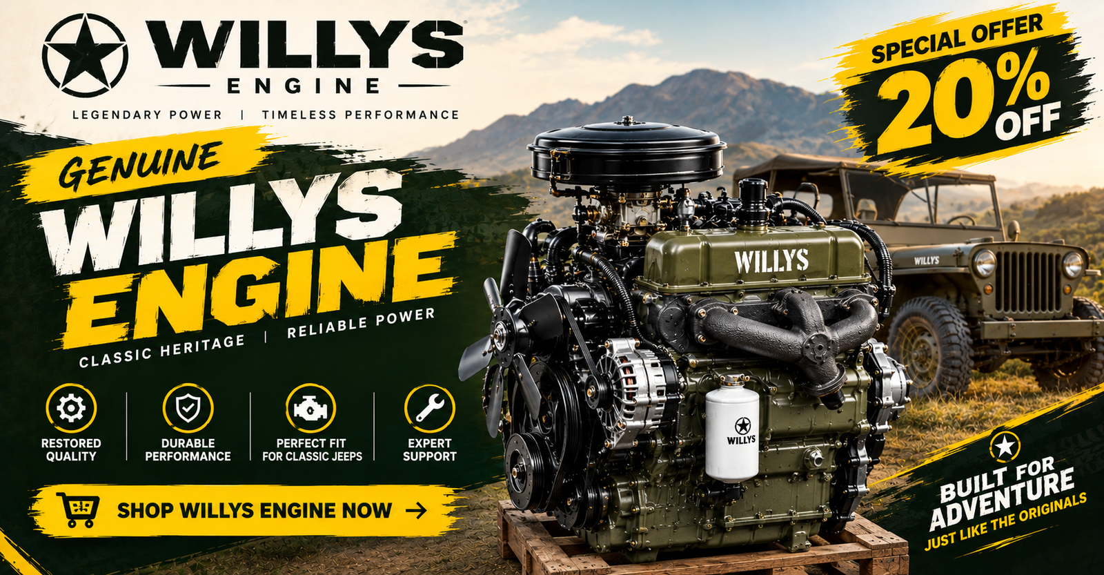 Jdm Willys Engine For Sale 