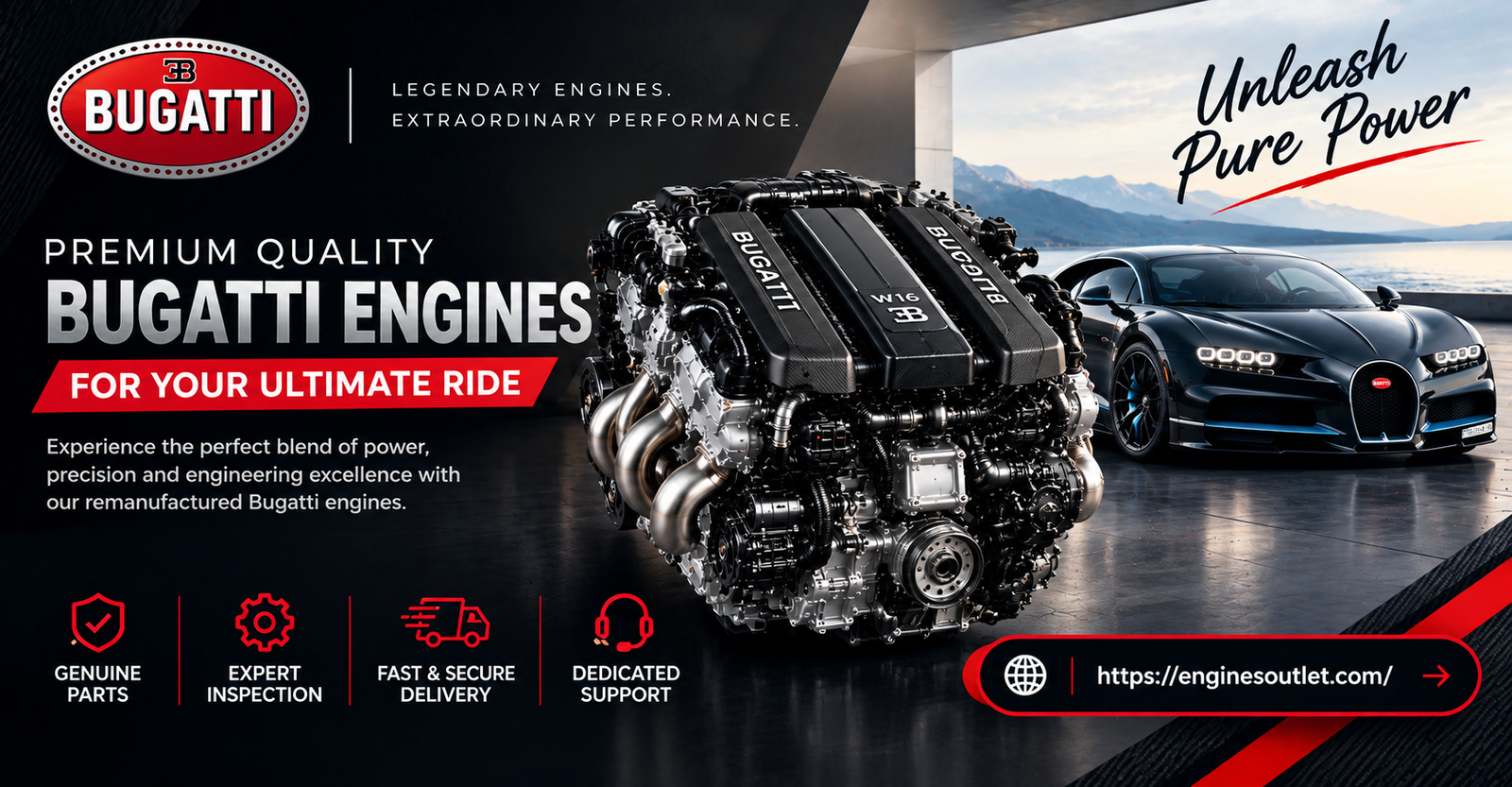 Reman Bugatti Engine For Sale 