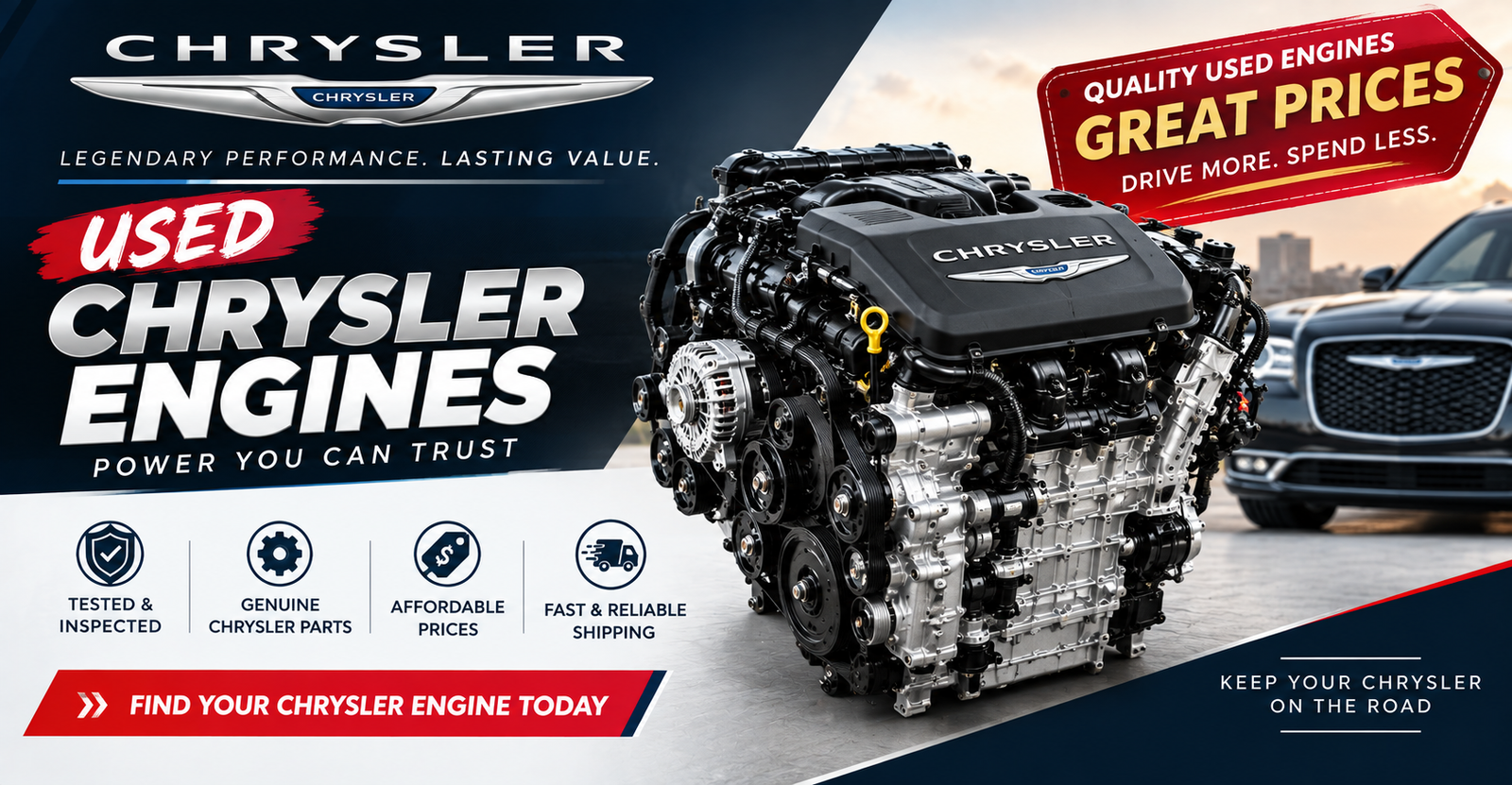 Reman Chrysler Engine For Sale 