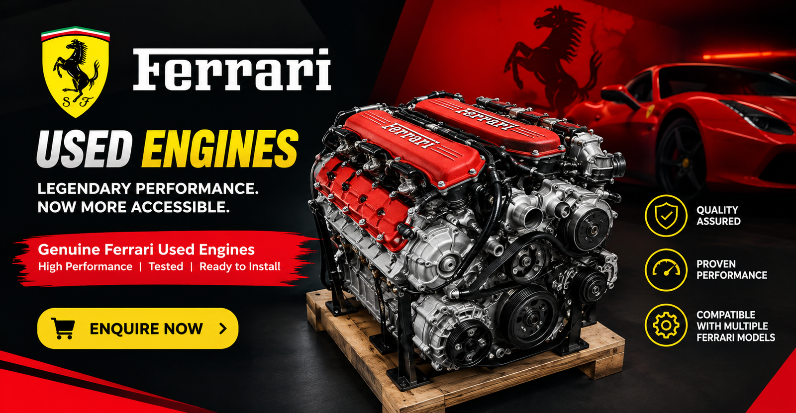 Reman Ferrari Engine For Sale 