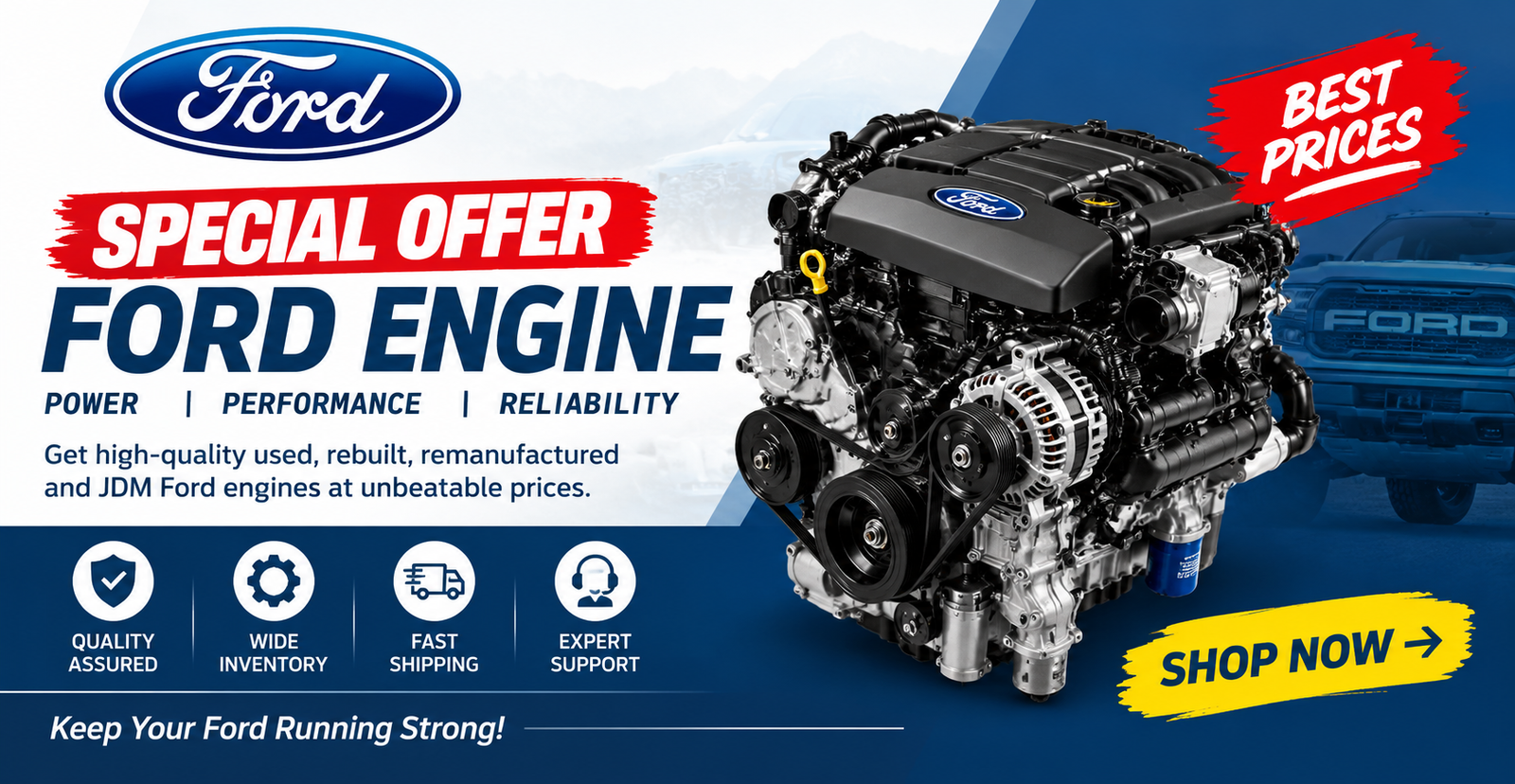 Reman Ford Engine For Sale 