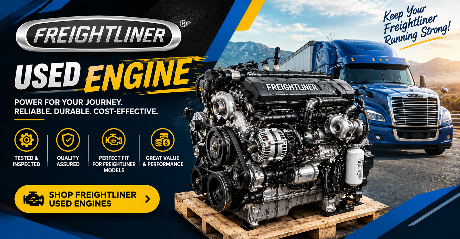 Reman Freightliner Engine For Sale 