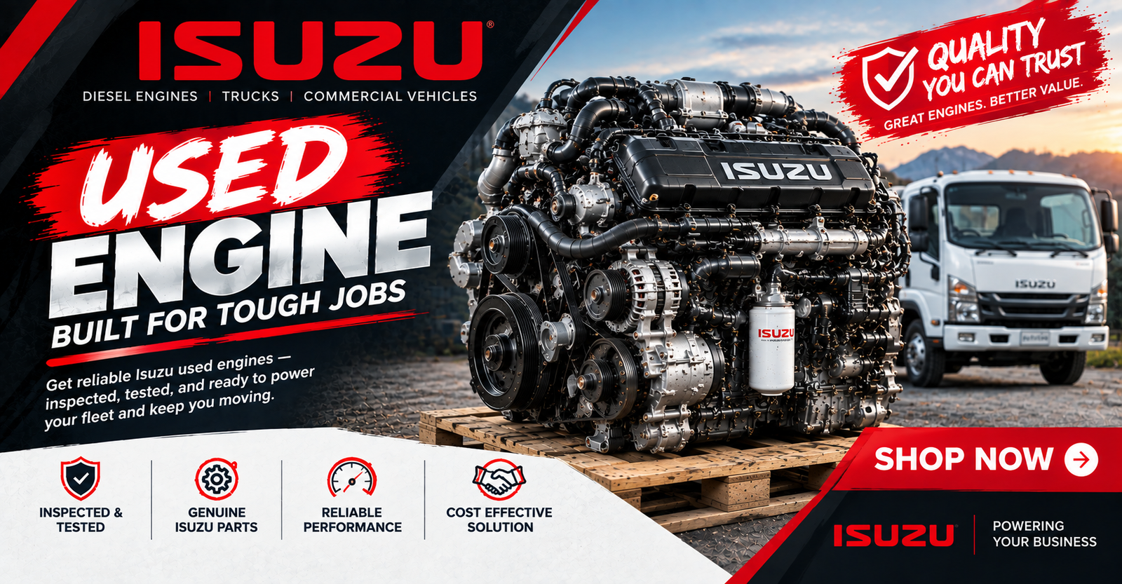 Reman Isuzu Engine For Sale 