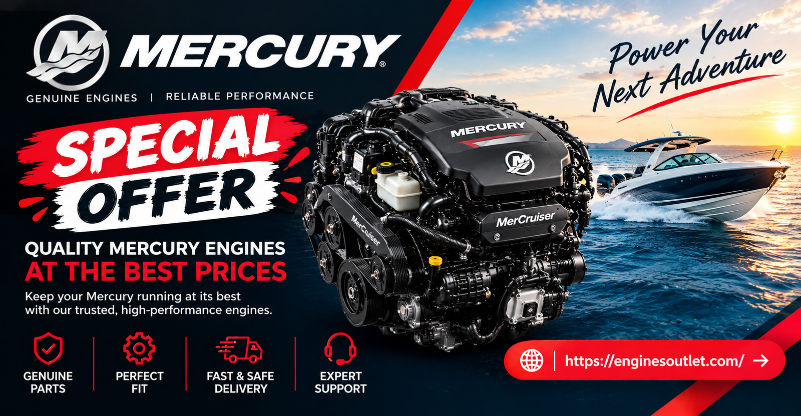 Reman Mercury Engine For Sale 