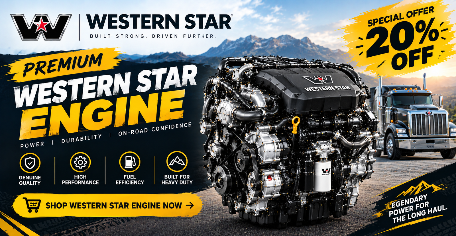 Reman Western-Star Engine For Sale 