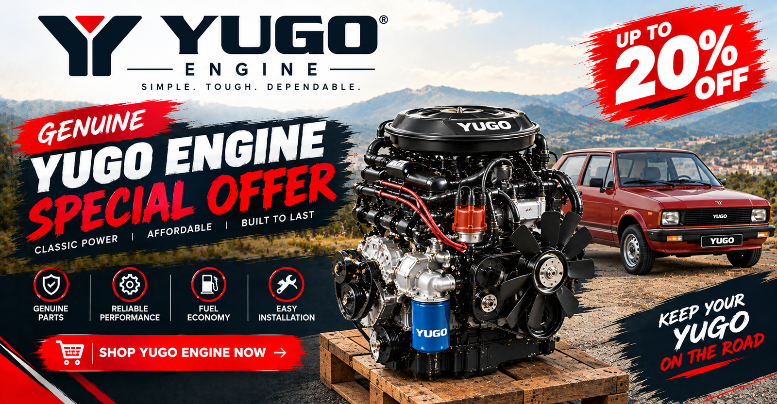 Reman Yugo Engine For Sale 