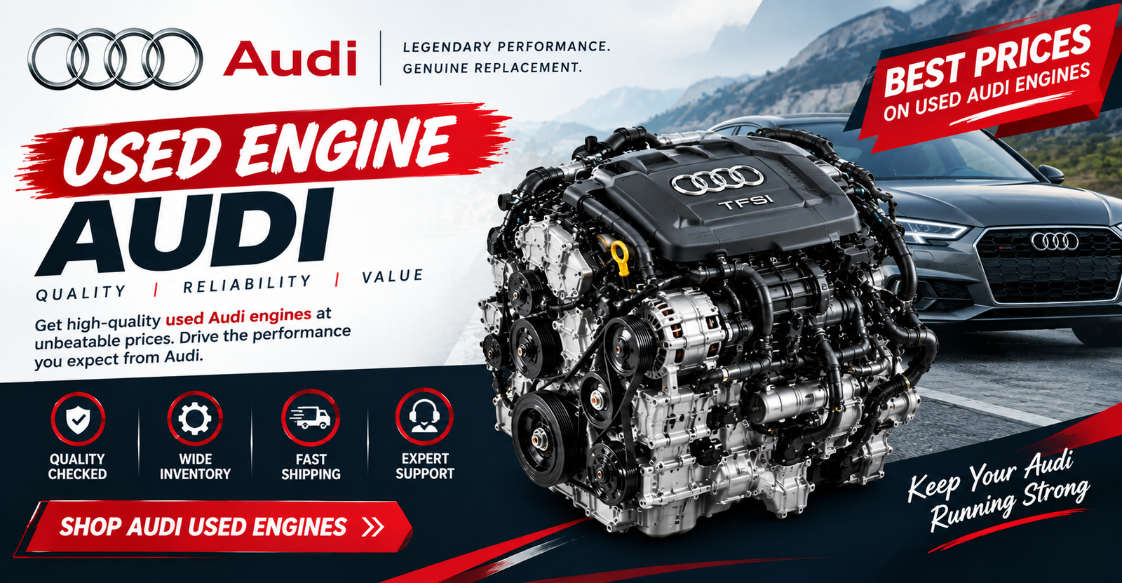 Used Audi Engine For Sale 
