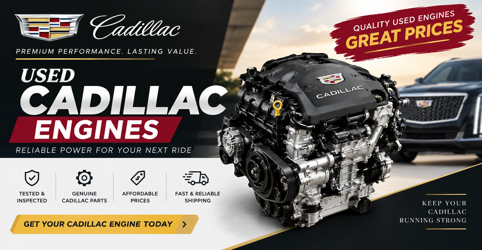 Used Cadillac Engine For Sale 