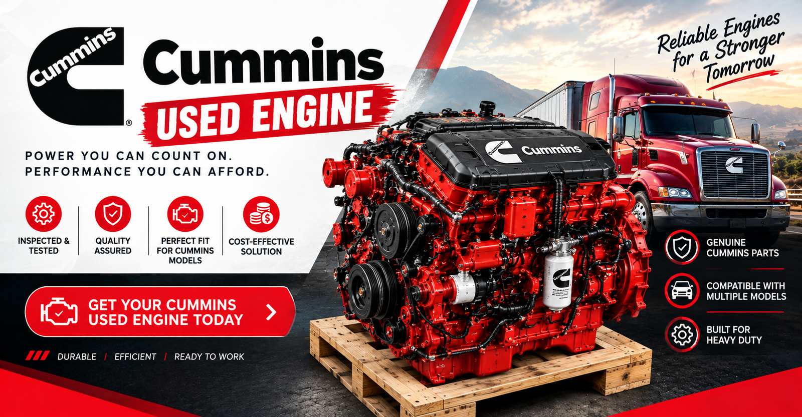 Used Cummins Engine For Sale 
