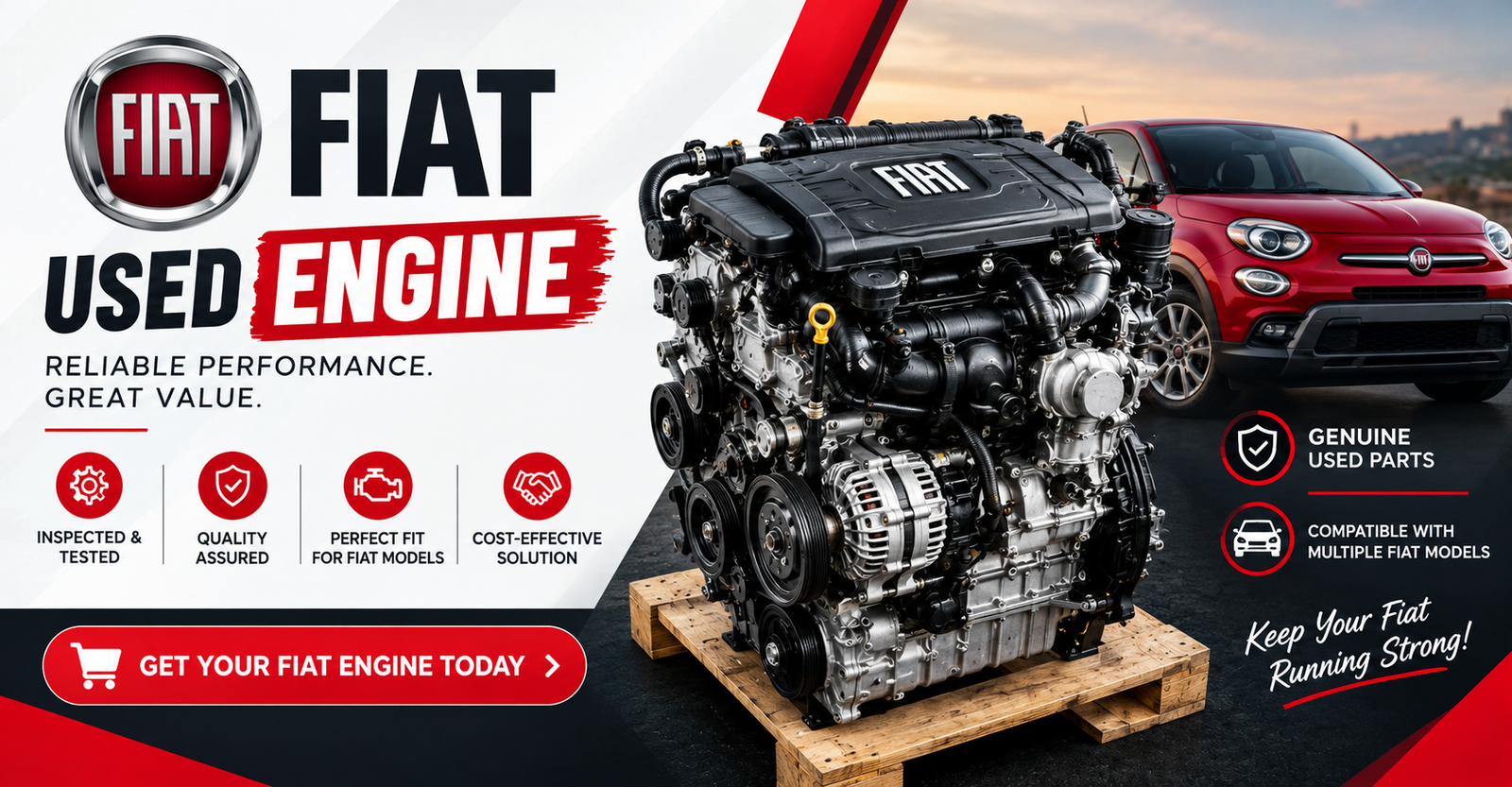 Used Fiat Engine For Sale 
