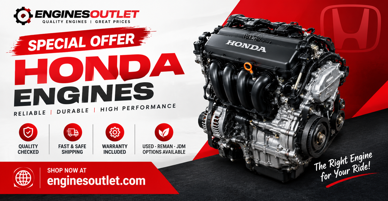 Used Honda Engine For Sale 