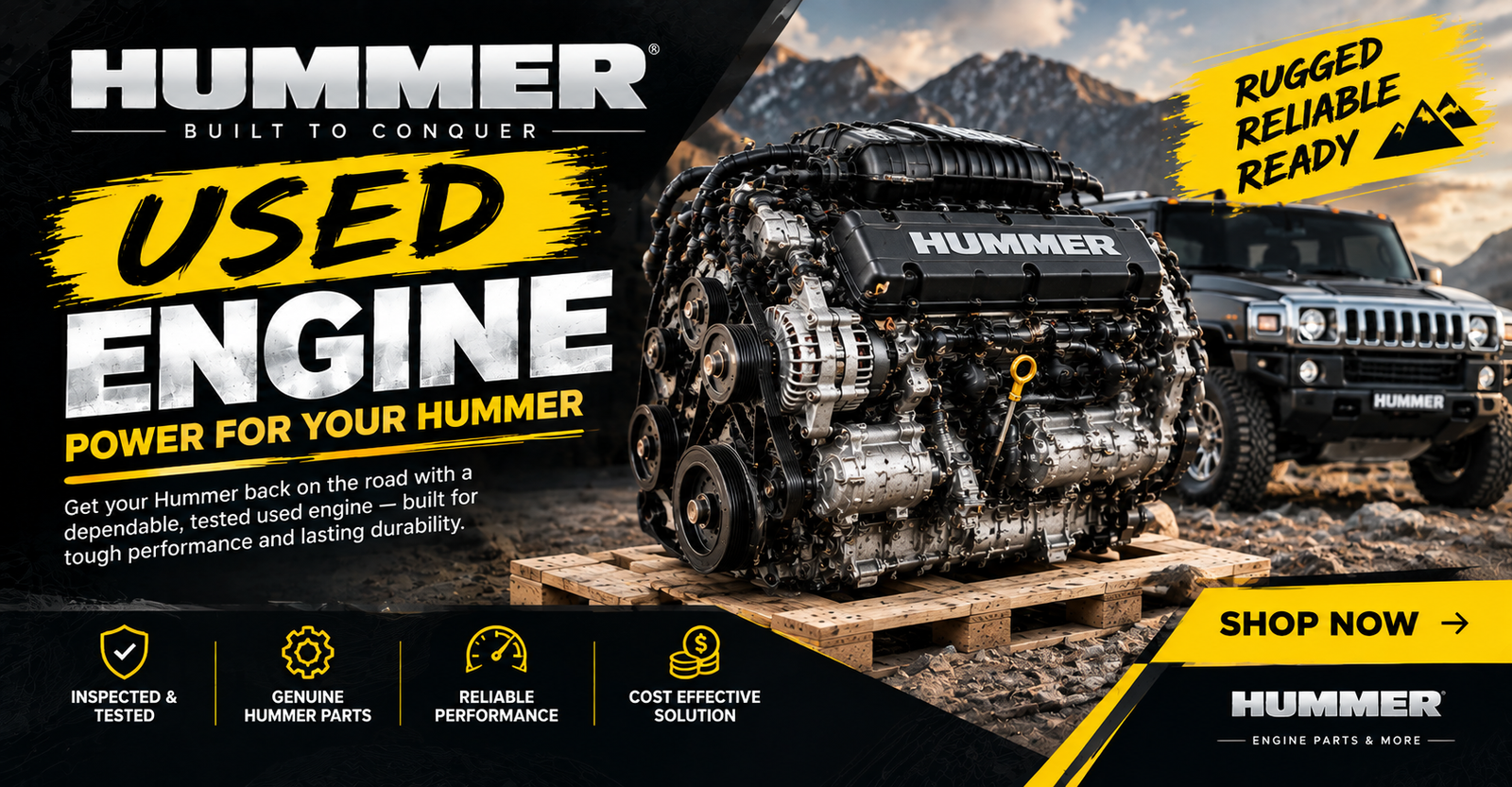 Used Hummer Engine For Sale 