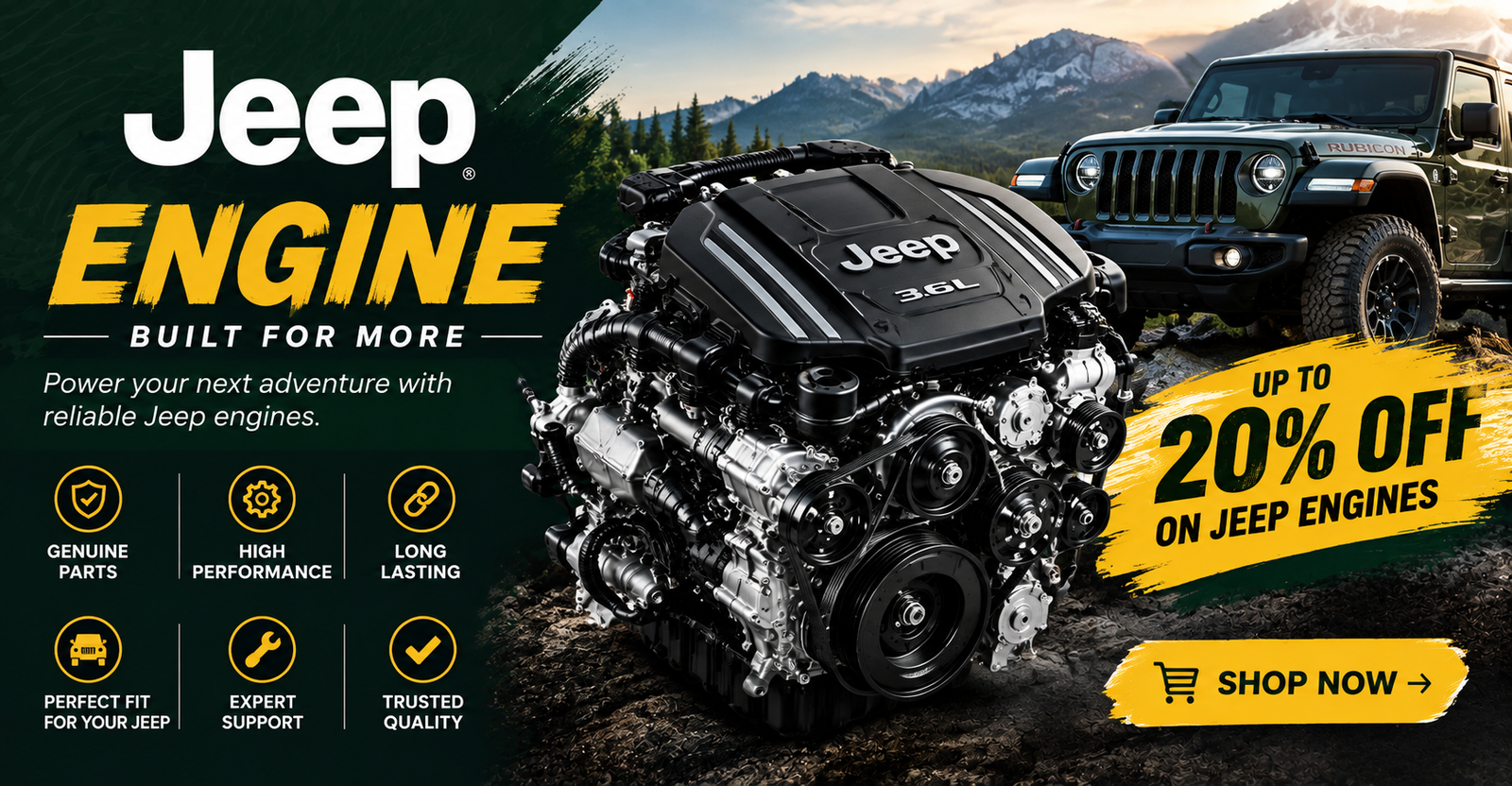 Used Jeep Engine For Sale 