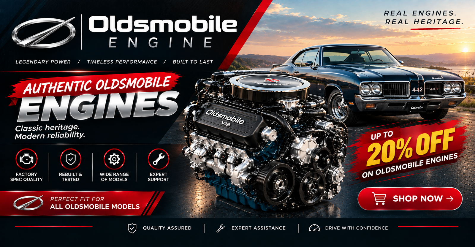 Used Oldsmobile Engine For Sale 