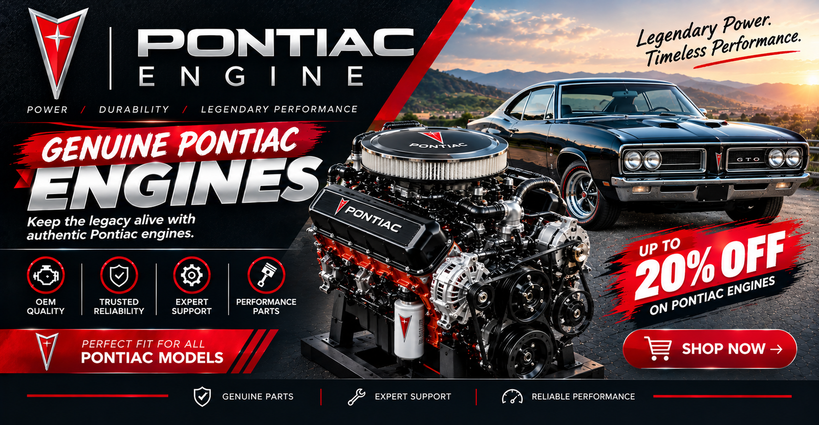 Used Pontiac Engine For Sale 