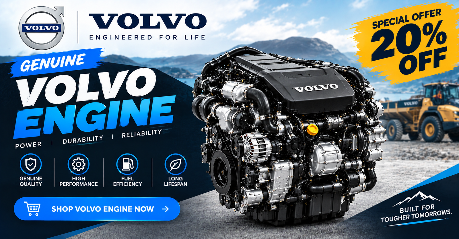 Used Volvo Engine For Sale 